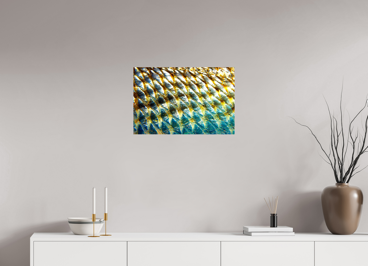 24 x 16″, Metallic Photo Premium Print Golden Armour