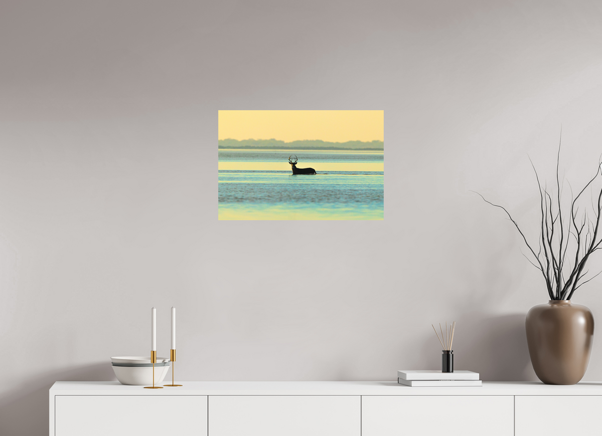 24 x 16″, Paper Premium Print Lone Buck Premium
