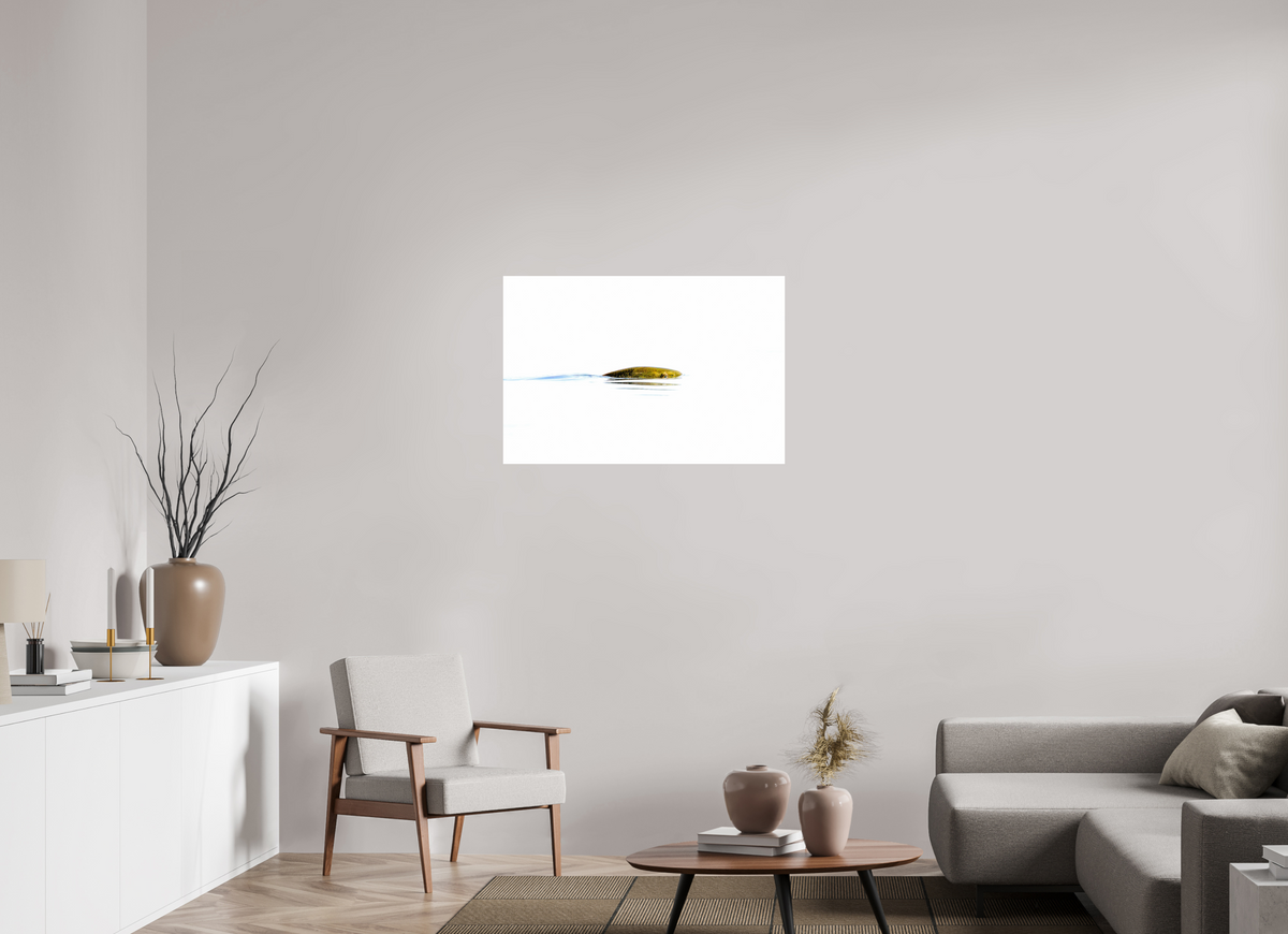 36 x 24″, Metallic Photo Premium Print Peeping Red Premium